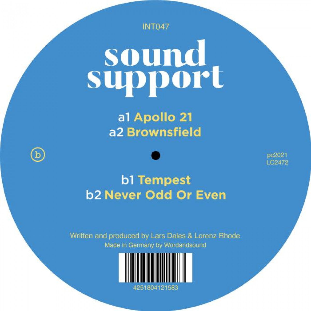 Sound Support – Apollo 21 [INT047]